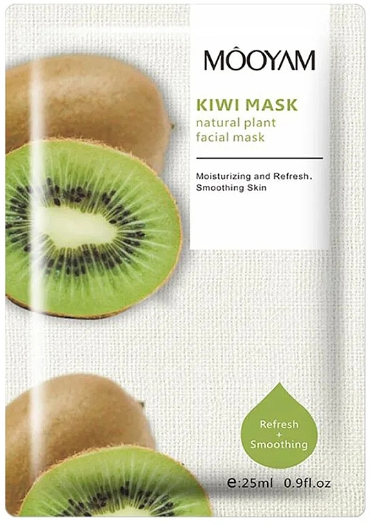 Тонизирующая маска с экстрактом киви - Mooyam Kiwi Mask — фото N1