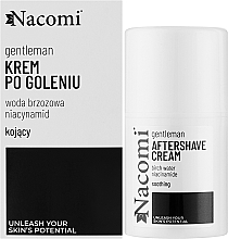 Успокаивающий крем после бритья для мужчин - Nacomi Gentelman Soothing Aftershave Cream For Men — фото N2