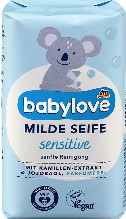 Мягкое детское мыло - Babylove Milde Seife Sensitive — фото N1