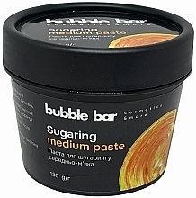Парфумерія, косметика Паста для шугарінга, середньо-м'яка - Bubble Bar Sugaring Medium Paste