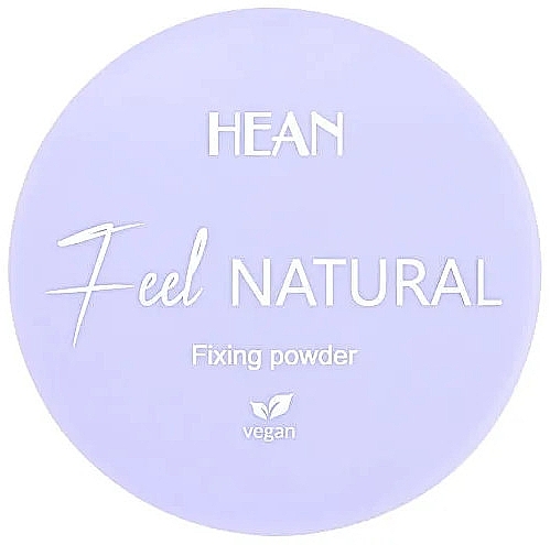Фіксувальна пудра для обличчя - Hean Feel Natural Fixing Powder — фото N1