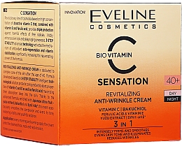 Відновлювальний крем проти зморщок 40+ - Eveline Cosmetics C Sensation Revitalizing Anti-Wrinkle Cream 40+ — фото N1