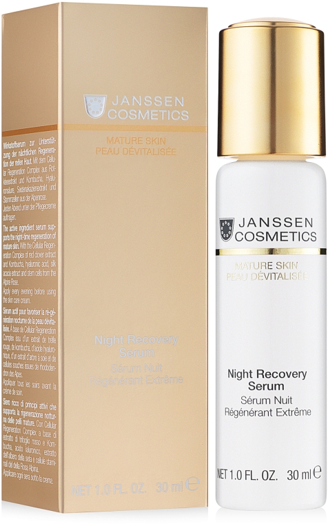 Нічна відновлювальна сироватка - Janssen Cosmeceutical Mature Skin Night Recovery Serum — фото N1