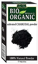 Парфумерія, косметика Порошок "Активоване вугілля" для догляду за обличчям і волоссям - Indus Valley Bio Organic Activated Charcoal Powder