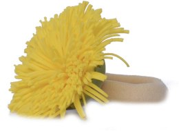 Резинка для волосся ручної роботи "Жовта кульбабка" - Katya Snezhkova — фото N2
