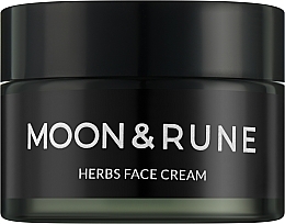 Крем для обличчя з центелою та білою камелією - Moon&Rune Herbs Face Cream — фото N1