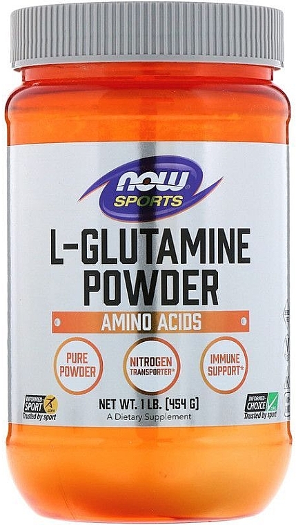 Порошок "Глютамин", 5000 мг - Now Foods Sports L-Glutamine Powder — фото N3