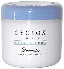 Парфумерія, косметика Крем для масажу "Лаванда" - Cyclax Nature Pure Lavender Massage Cream