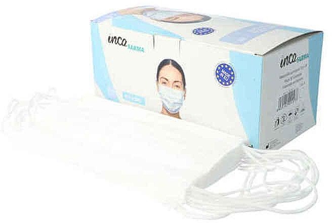 Гігієнічна маска для обличчя, біла - Inca — фото N3