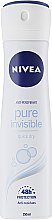 Духи, Парфюмерия, косметика Дезодорант-спрей - NIVEA Pure Invisible Deodorant Spray 48H