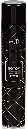 Лак для волосся - PRO-F Professional Botox Black — фото N1