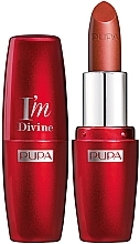 Помада с эффектом металлик - Pupa Red Power I'm Divine Lipstick — фото N2