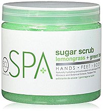 Парфумерія, косметика Розгладжувальний рисовий скраб - BCL Spa Lemongrass Green Tea Rice Scrub