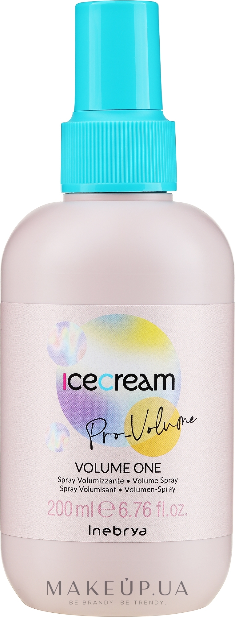 Спрей для об'єму волосся - Inebrya Ice Cream Volume One 15 in 1 Spray — фото 200ml