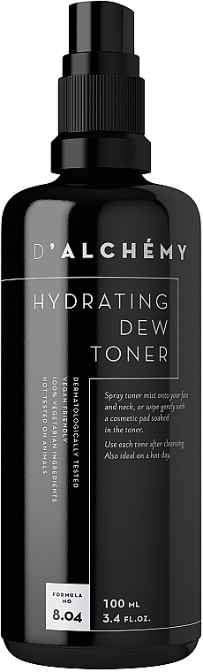 Зволожувальний тонік для обличчя - D'Alchemy Hydrating Dew Toner — фото N1