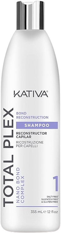 Шампунь для волос - Kativa Total Plex Shampoo — фото N1