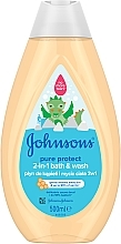Духи, Парфюмерия, косметика Антибактериальная детская гель-пена для душа "Для маленьких непосед" - Johnson’s® Baby Pure Protect