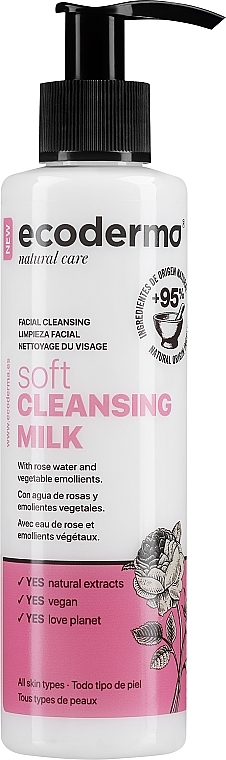 Очищувальне молочко для обличчя - Ecoderma Cleansing Milk — фото N1