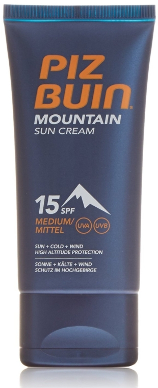 Захисний крем для обличчя - Piz Buin Mountain Sun Cream SPF15