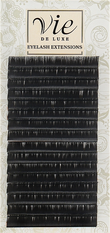 Ресницы в ленте тёмный шоколад, B 0,1/10 - Vie de Luxe — фото N1