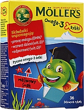Духи, Парфюмерия, косметика Желейные рыбки со вкусом малины "Omega 3" - Mollers