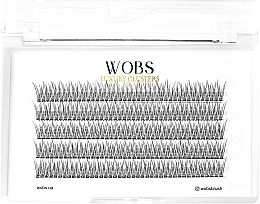 Парфумерія, косметика Накладні пучкові вії, 5 стрічок, 12m - WoBs Fish Tail 10D