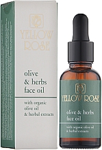 Олія для обличчя - Yellow Rose Olive And Herbs Face Oil — фото N2