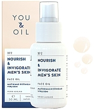 Духи, Парфюмерия, косметика Масло для лица "Питание и бодрость" - You & Oil Nourish & Invigorate Men’s Skin Face Oil