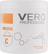 Парфумерія, косметика Маска для фарбованого волосся, з вітаміном С - Vero Professional Hair Mask Vitamin C