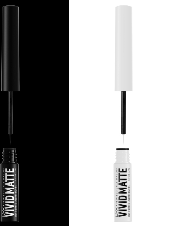 Рідка матова підводка для контурів повік - NYX Professional Makeup Vivid Matte Liquid Liner — фото N5