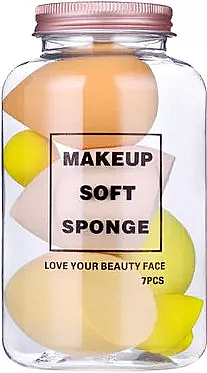 Набор спонжей для макияжа, желтые - Make-Up Studio — фото N1