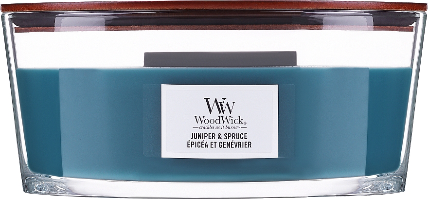 Ароматична свічка в склянці - WoodWick Petite Candle Juniper & Spruce — фото N3