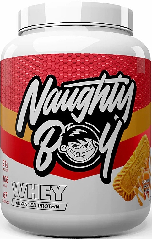 Сироватковий протеїн "Карамельний бісквіт" - Naughty Boy Whey Advanced Protein — фото N1