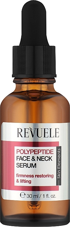 Сироватка для обличчя та шиї з пептидами - Revuele Polypeptide Face & Neck Serum — фото N1