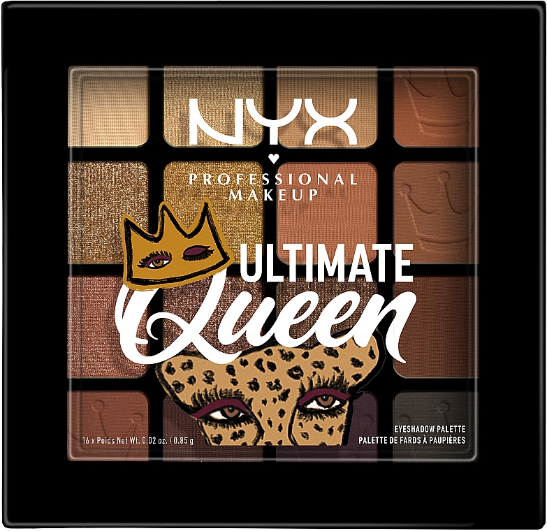 Палетка теней для глаз - NYX Professional Makeup Ultimate Shadow Palette USP15 Ultimate Queen