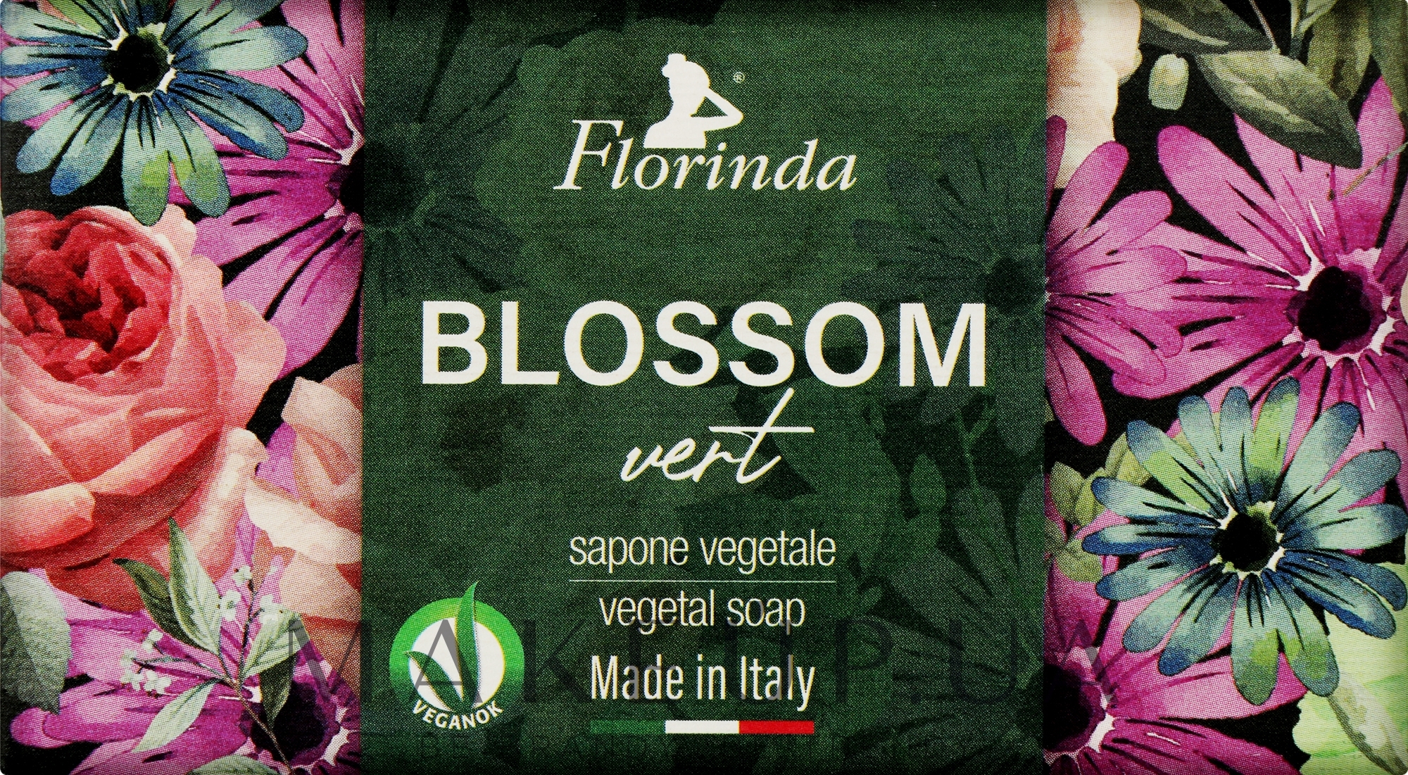 Мило натуральне "Зелені квіти" - Florinda Blossom Vert Natural Soap — фото 200g