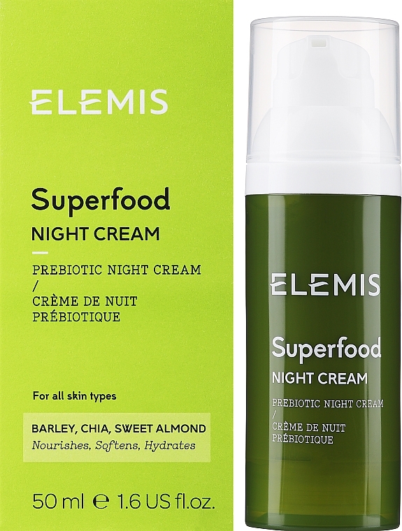 Нічний крем для обличчя - Elemis Superfood Night Cream — фото N2