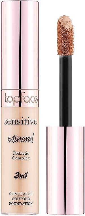 УЦЕНКА Консилер для лица - TopFace Sensitive Mineral 3 in 1 Concealer * — фото N1