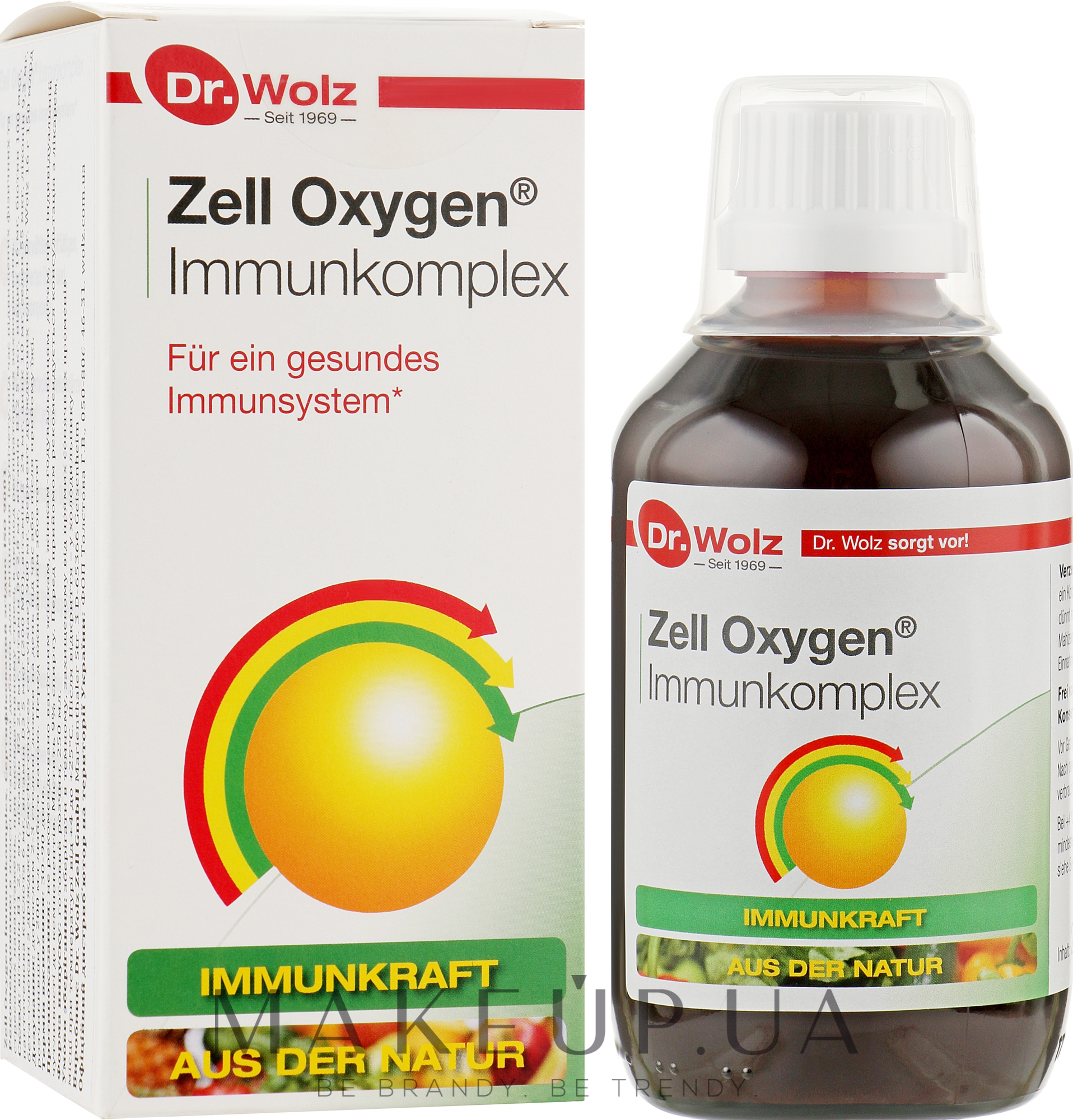 Пищевая добавка "Укрепление иммунитета" - Dr.Wolz Zell Oxygen Immunkomplex  — фото 250ml