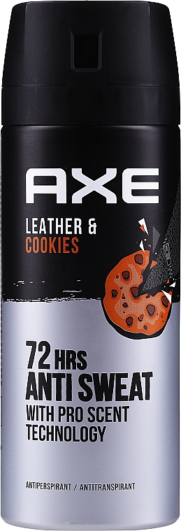 Антиперспірант - Axe Collision Leather & Cookies Dry Antiperspirant — фото N1