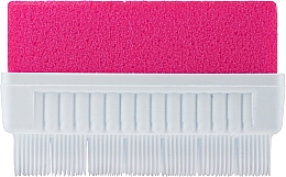 Щетка-пемза комбинированная на блистере, розовая - Titania — фото N1