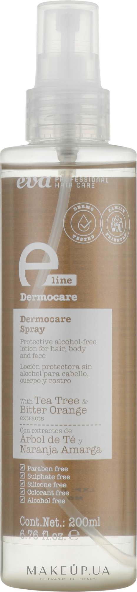 Дерматологический спрей для волос - Eva Professional E-line Dermocare Spray — фото 200ml