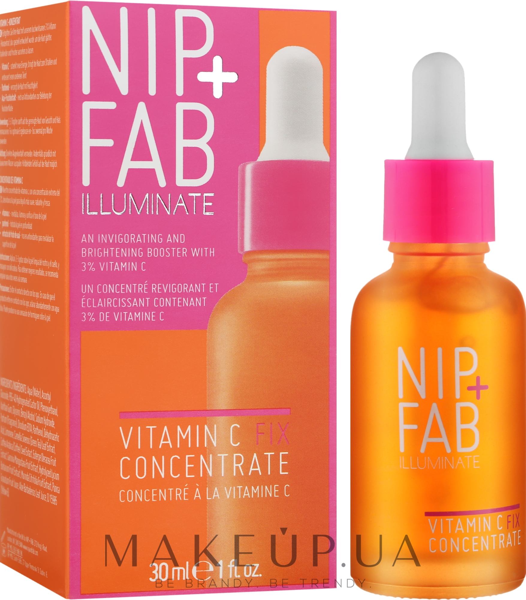 Концентрат для лица с витамином С - NIP + FAB Vitamin C Fix Concentrate Extreme 3%  — фото 30ml