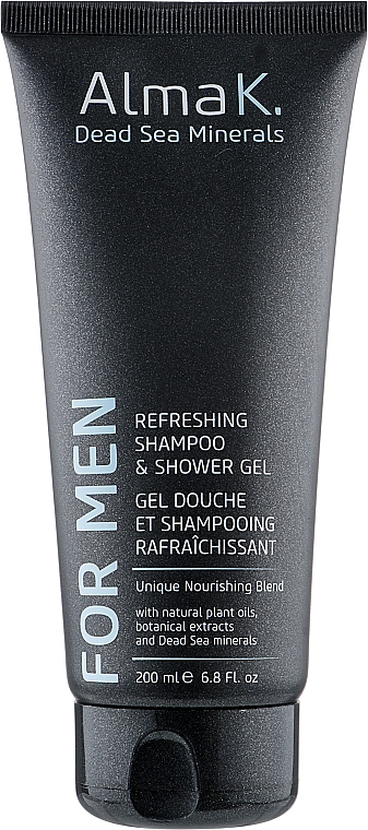 Освежающий шампунь и гель для душа - Alma K. For Men Refreshing Shampoo And Shower Gel — фото N10
