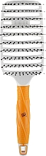 Вентбраш, біло-помаранчевий - GKhair Vent Brush — фото N1