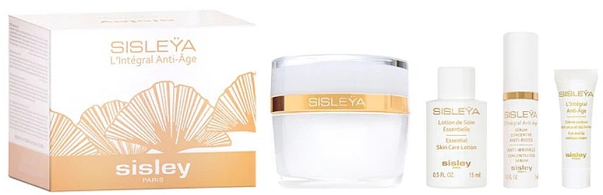 Набор - Sisley L'Integral Anti-Age Discovery Program (cr/50ml + lot/15ml + serum/5ml + lip/eye/cr/2ml) — фото N1