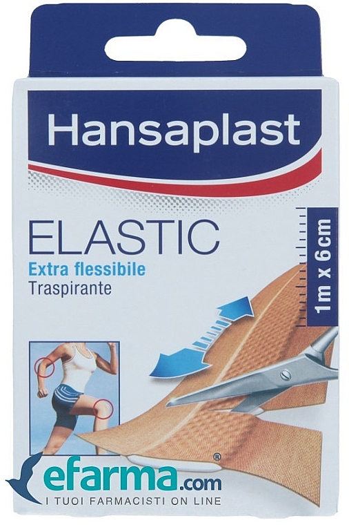 Еластичний пластир, 6*10 см - Hansaplast Elastic — фото N1
