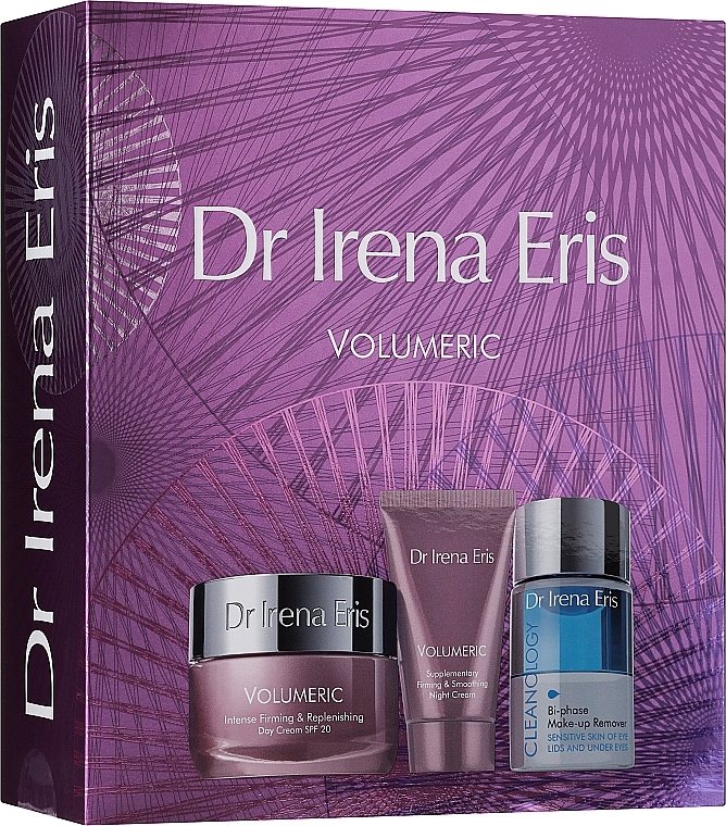 УЦЕНКА Набор - Dr Irena Eris Volumeric (f/cr/50ml + f/cr/30ml + mic/wat/50ml) * — фото N1