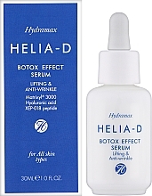 Сыворотка для лица с эффектом ботокса - Helia-D Hydramax Botox Effect Serum — фото N2