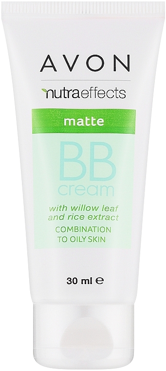 Матувальний ВВ-крем 5 в 1 SPF 15 - Avon Nutra Effects Matte BB Cream With Willow Leaf And Rice Extract